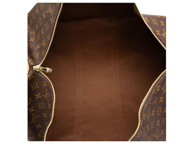 Louis Vuitton Brown Monogram Keepall Bandouliere 60 - vista 4