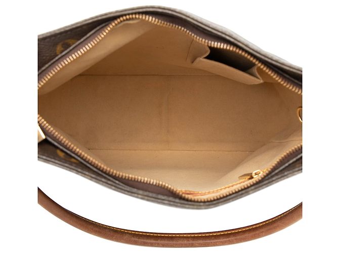 Louis Vuitton Brown Monogram Looping GM - vista 4