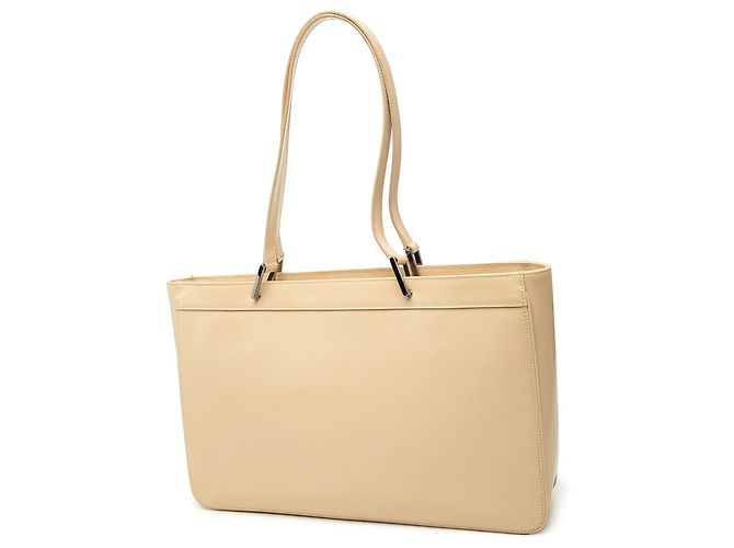 Borsa Jackie Gucci in pelle di vitello beige - vista 2