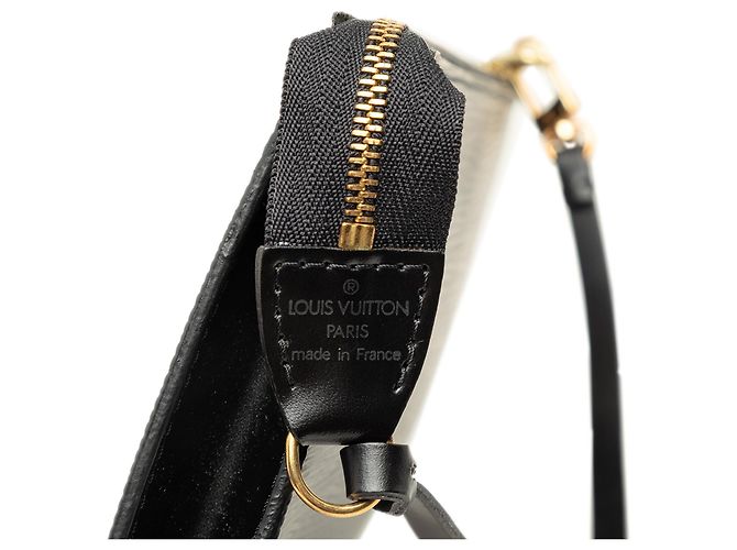 Louis Vuitton Black Epi Pochette Accessoires - vista 5