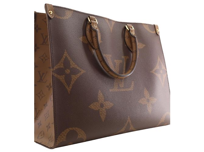 Louis Vuitton Brown Monogram Reverse Giant OnTheGo MM - Ansicht 11