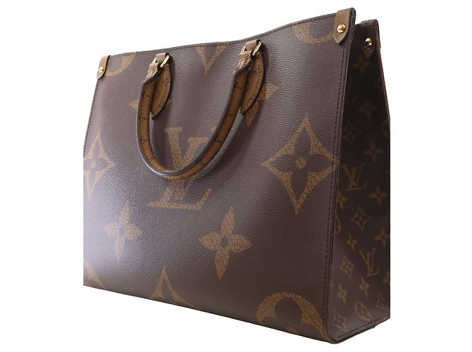 Louis Vuitton Brown Monogram Reverse Giant OnTheGo MM - Ansicht 12