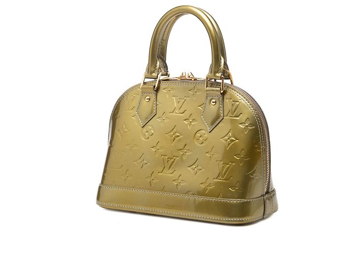 Louis Vuitton Green Monogram Vernis Alma BB - vista 2