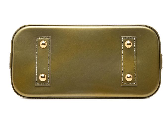 Louis Vuitton Green Monogram Vernis Alma BB - vista 3