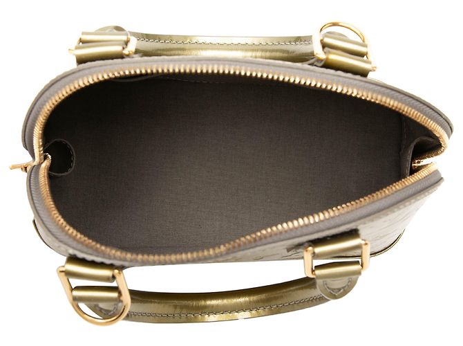 Louis Vuitton Green Monogram Vernis Alma BB - vista 4