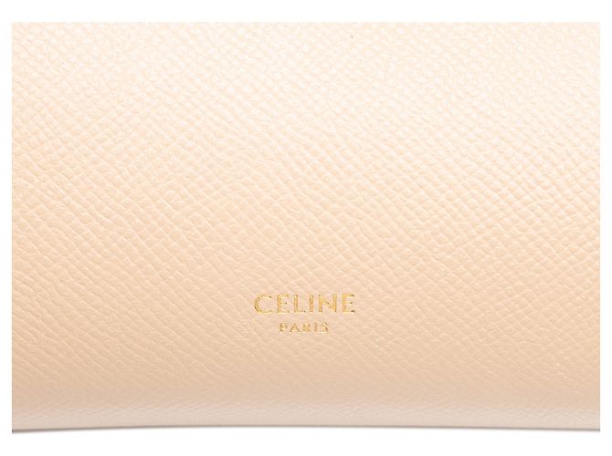 Belt Bag Céline Borsa cintura Celine Nano in pelle di vitello grana Beige - vista 5