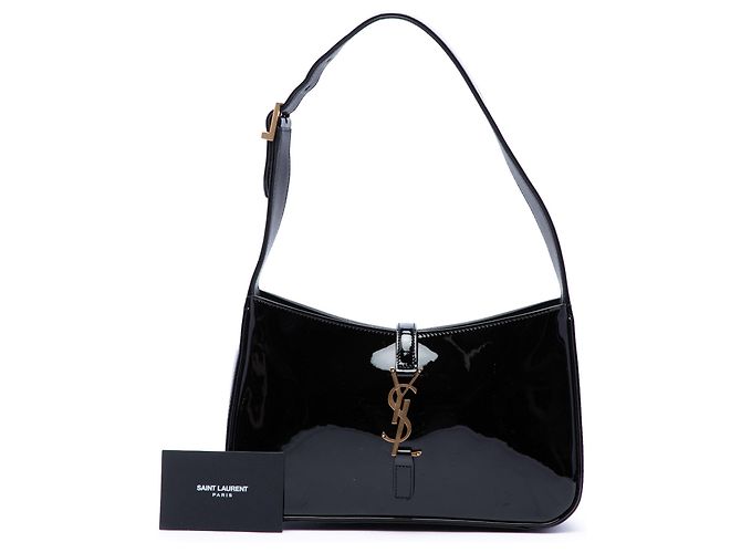 Autre Marque Saint Laurent Black Patent Le 5 a 7 - vista 7
