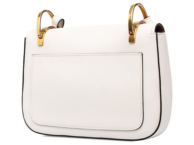 Pionnière Borsa a sella Prada Pionniere in vitello City bianco - vista 2