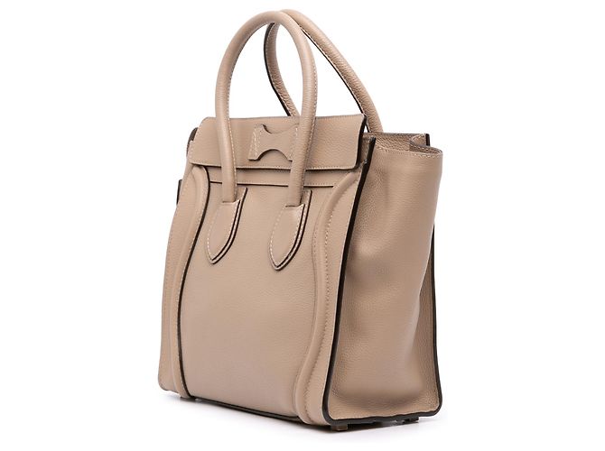 Céline Celine Luggage Micro Leder Tote braun - Ansicht 2