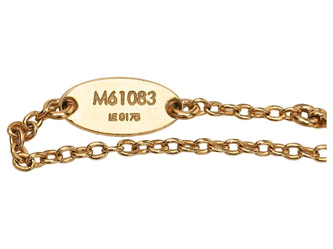Collana Essential V Louis Vuitton Gold Plated Gold - vista 4