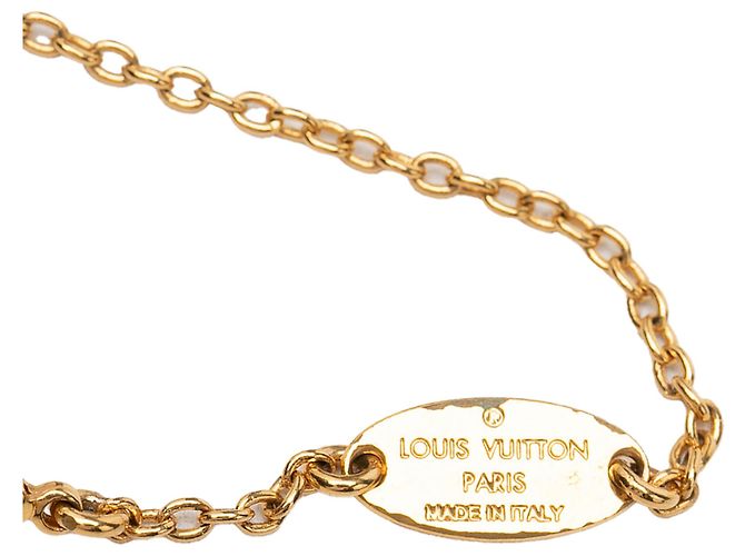 Collana Essential V Louis Vuitton Gold Plated Gold - vista 5