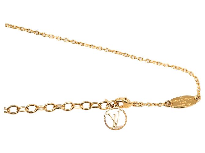 Collana Essential V Louis Vuitton Gold Plated Gold - vista 6