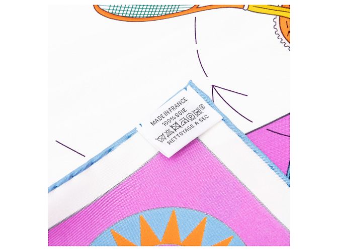 Hermès White Tea for Two Seidentuch 90 - Ansicht 2