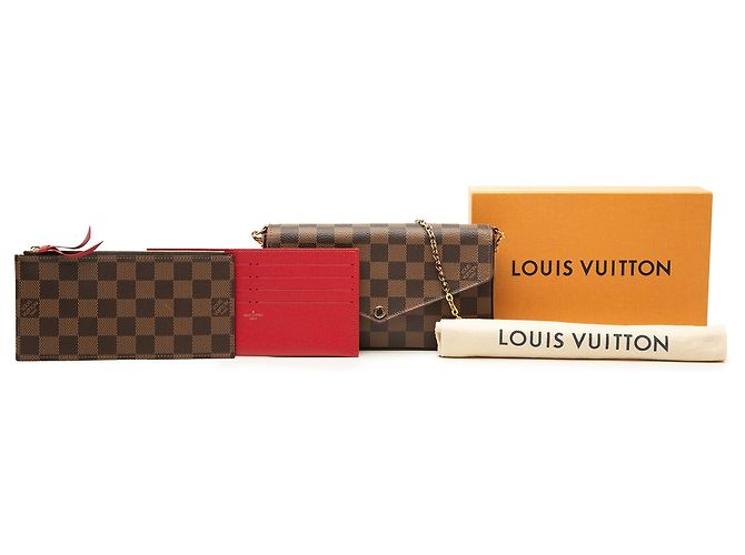 Pochette Félicie Louis Vuitton Brown Damier Ebene Pochette Felicie - vista 7