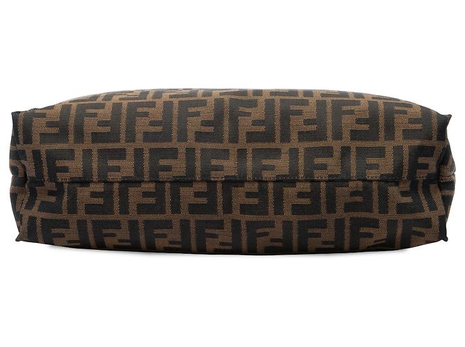 Fendi Shopping Tote aus braunem Zucca Canvas - Ansicht 3