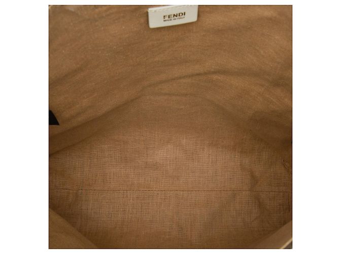 Fendi Shopping Tote aus braunem Zucca Canvas - Ansicht 4