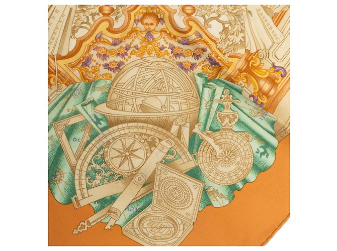 Foulard di seta Hermès Beige Azulejos 90 - vista 5