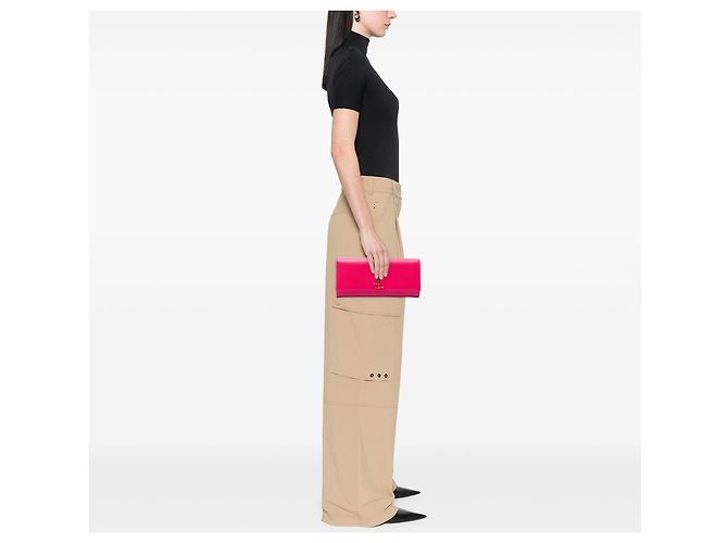 Autre Marque Clutch Saint Laurent Pink Grain de Poudre Monogram Cassandre - vista 6