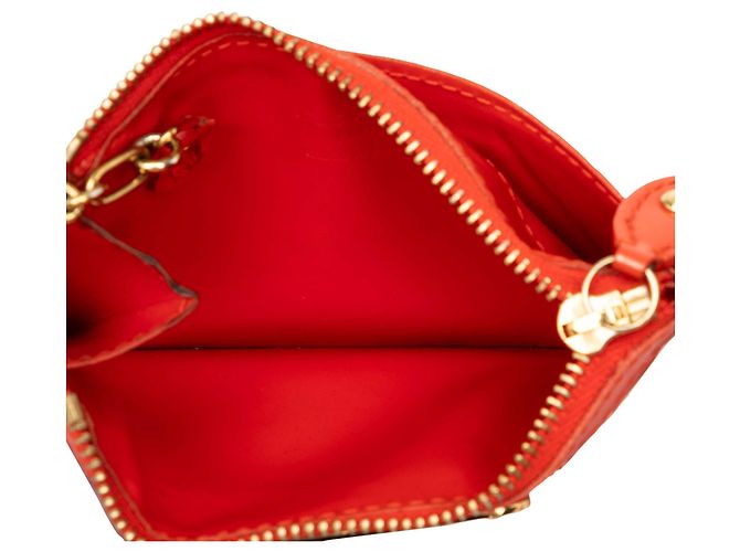 Portachaves Louis Vuitton Monogram Vernis Rojo - vista 4