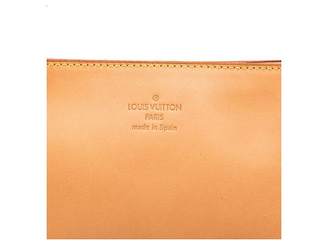 Louis Vuitton Brown Vachetta Ambre Sac Cabas Pochette - vista 5