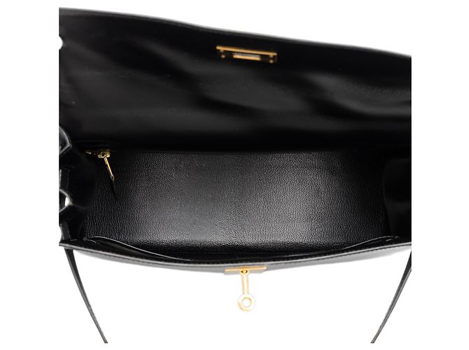Hermès Black Box Calf Kelly Sellier 32 - vista 4