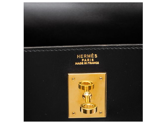 Hermès Black Box Calf Kelly Sellier 32 - vista 5
