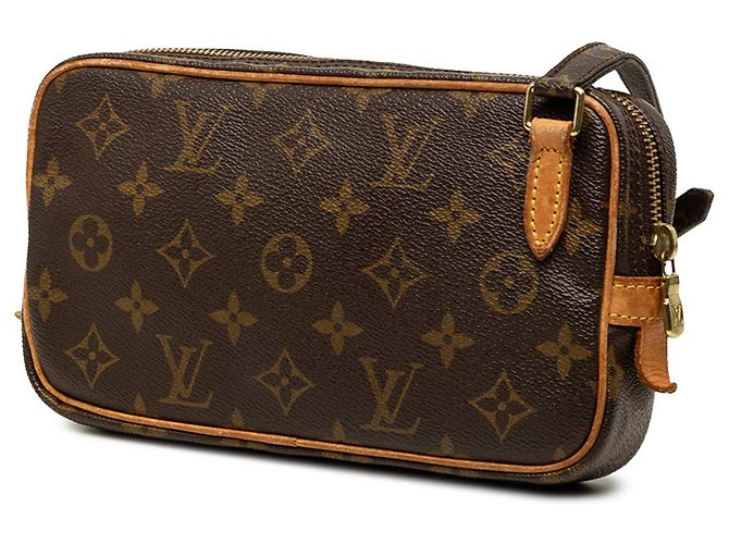 Louis Vuitton Brown Monogram Pochette Marly Bandouliere - vista 2