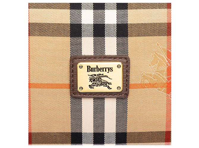 Burberry Beige Haymarket Check Canvas Dome Satchel - view 5