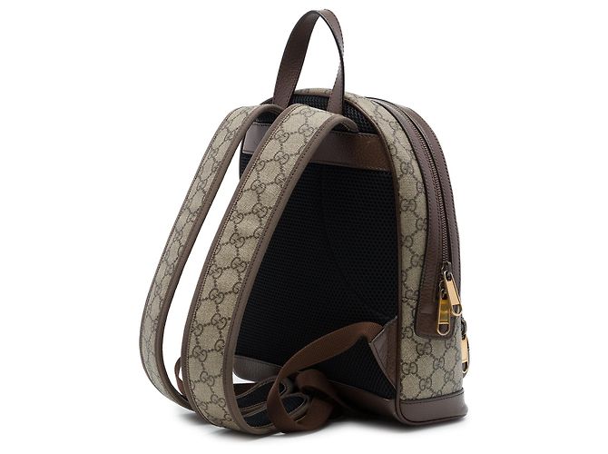 Gucci Small GG Supreme Web Ophidia Rucksack Beige - Ansicht 2