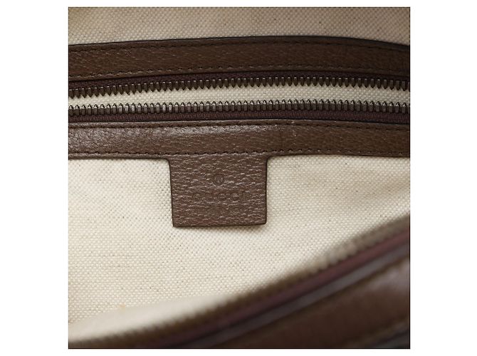Gucci Small GG Supreme Web Ophidia Rucksack Beige - Ansicht 5