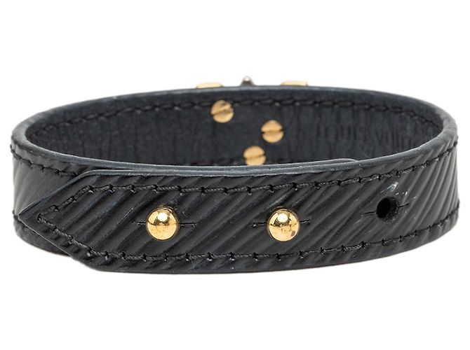 Pulsera Louis Vuitton Black Epi Twist It - vista 3