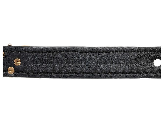 Pulsera Louis Vuitton Black Epi Twist It - vista 4