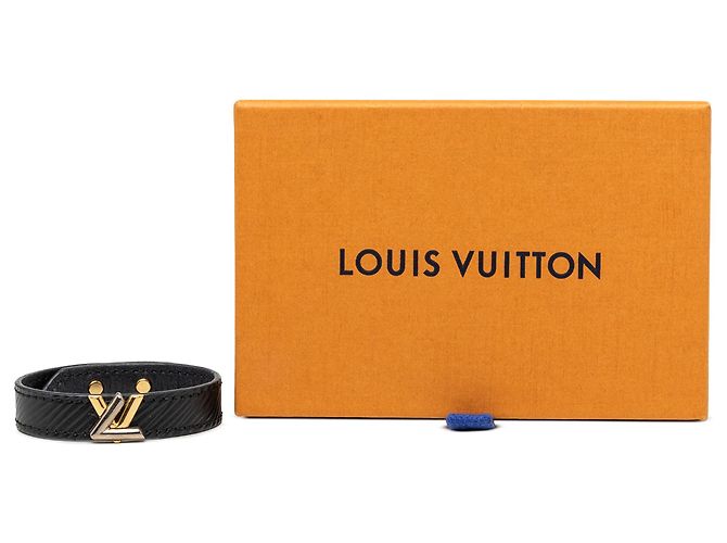 Pulsera Louis Vuitton Black Epi Twist It - vista 7