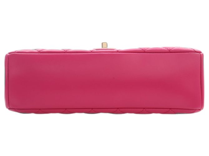 Chanel Pink Medium Quilted Lambskin Mademoiselle Chic Flap - vista 3