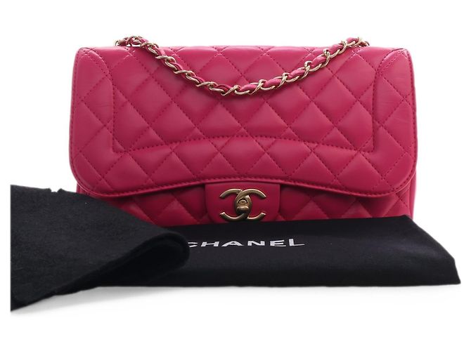 Chanel Pink Medium Quilted Lambskin Mademoiselle Chic Flap - vista 5