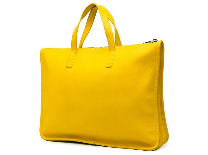 Borsetta LOEWE Anagram Toledo in pelle gialla - vista 2