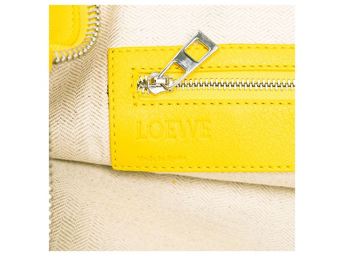 Borsetta LOEWE Anagram Toledo in pelle gialla - vista 5