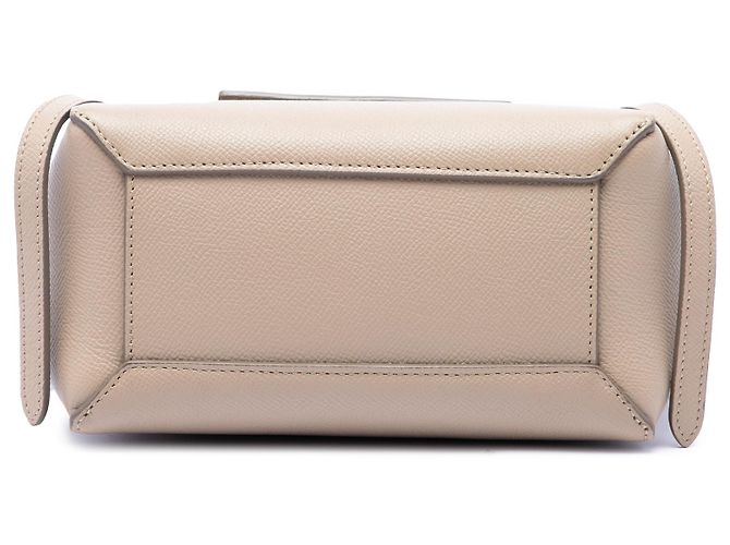 Belt Bag Céline Borsa cintura Celine Nano in pelle di vitello grana Beige - vista 3