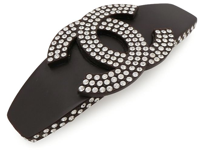 Chanel Coco Mark Haarspange Schwarz - Ansicht 4