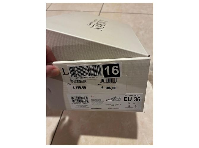 Lauren Ralph Lauren Sneakers in camoscio e shearling - vista 5