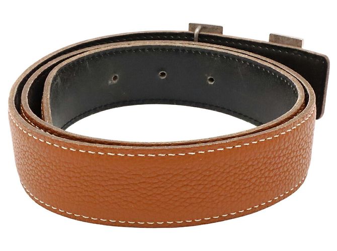 Hermès Hermes H-Belt Gürtel mit H-Schnalle - Ansicht 3