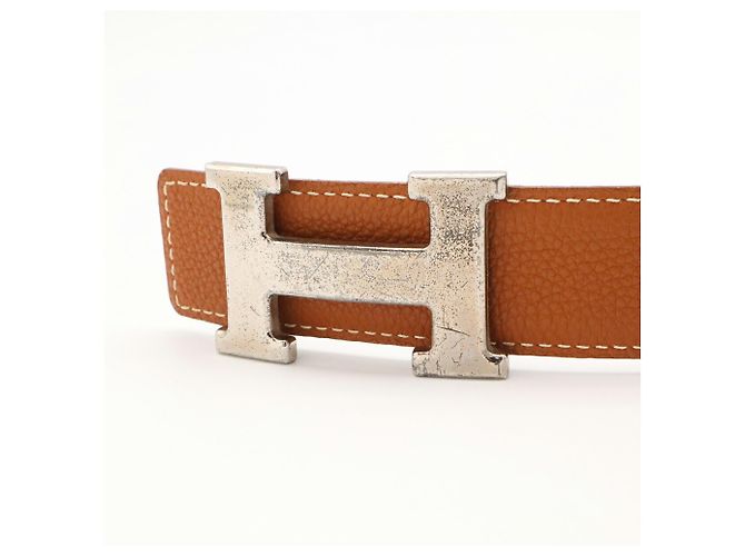 Hermès Hermes H-Belt Gürtel mit H-Schnalle - Ansicht 4