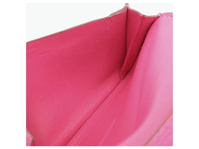 Béarn Hermès Hermes Bearn Card Case in Rose Shocking - vista 8