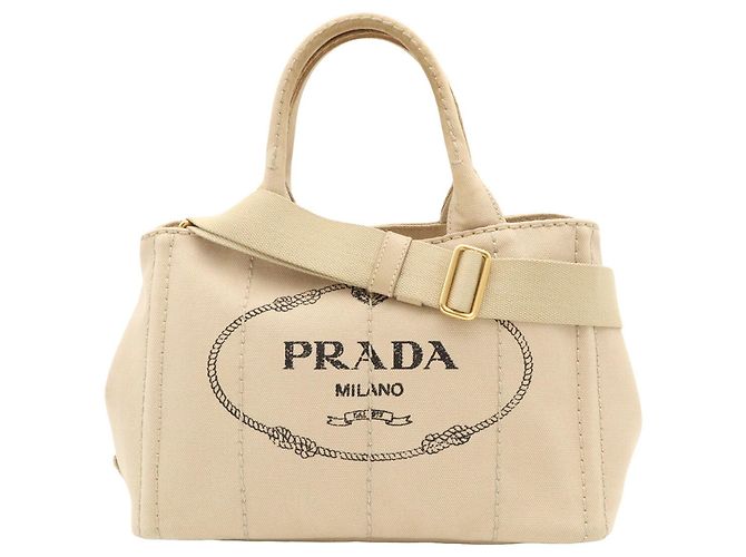 Borsa Tote/Borsa a Tracolla Prada Canapa - vista 2