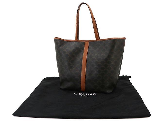 Céline Celine Triomphe Medium Cabas Tote Handbag - view 2