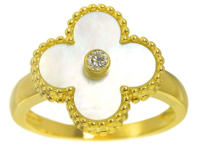 Van Cleef & Arpels Alhambra Ring aus 18K Gelbgold - Ansicht 2