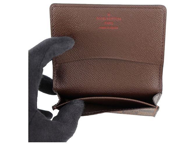 Tarjetero Louis Vuitton en Damier Ebene - vista 5