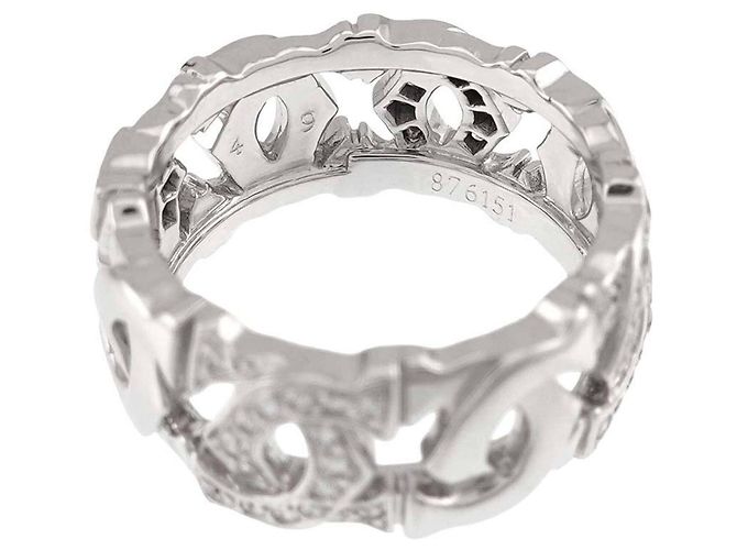Cartier Entrelacés Diamantring aus 18K Weißgold - Ansicht 4
