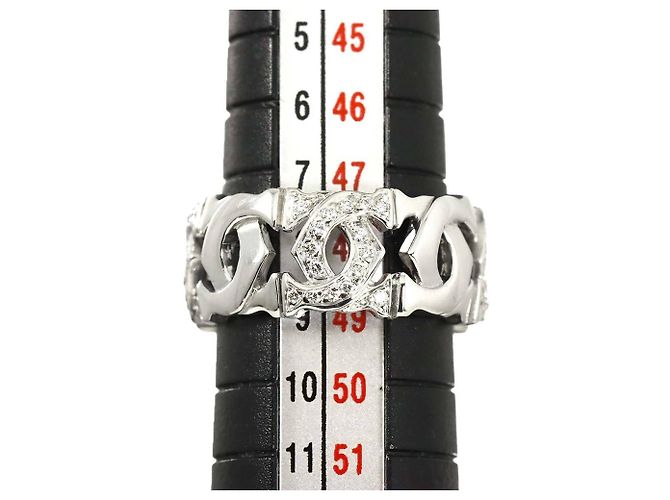 Cartier Entrelacés Diamantring aus 18K Weißgold - Ansicht 8
