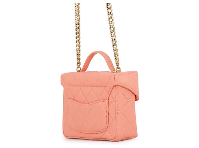 Borsa Chanel Matelassé Rosa Salmone - vista 2